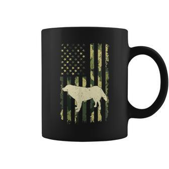 Slovak Cuvac Camouflage American Flag Coffee Mug | Mazezy