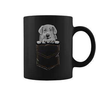 Slovak Cuvac Puppy For A Dog Owner Pet Pocket Coffee Mug | Mazezy