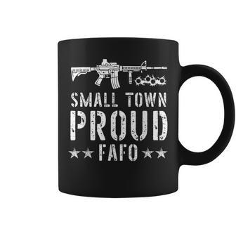 Small Town Proud Fafo Vintage Coffee Mug - Monsterry UK