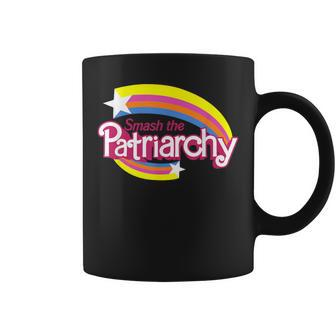 Smash The Patriarchy Rainbow Stars Vintage Coffee Mug - Thegiftio UK