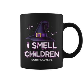 I Smell Children Lunch Lady Life Halloween For Lunch Lady Coffee Mug | Mazezy CA