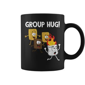 Smores Group Hug S'mores Camping Food Marshmallows On Fire Coffee Mug - Thegiftio UK