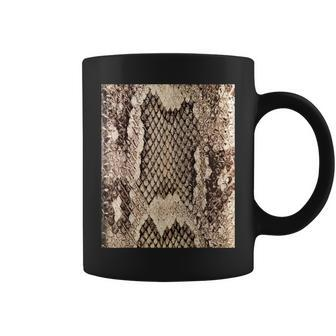 Snakeskin Print Snake Reptile Animal Rattlesnake Coffee Mug | Mazezy
