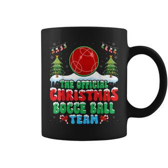 Snow Christmas Bocce Ball Team Bocce Ball Lover Xmas Coffee Mug | Mazezy
