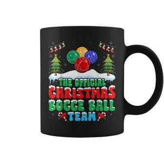 Snow Christmas Bocce Ball Team Bocce Ball Player Xmas Coffee Mug | Mazezy
