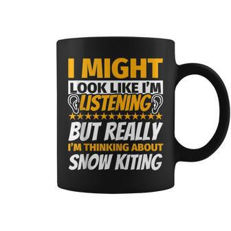 Snow Kiting Look Like I‘M Listening Coffee Mug | Mazezy