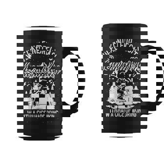 Snowmobile Weekend Forecast Winter Sports Vintage Motor Sled Coffee Mug | Mazezy