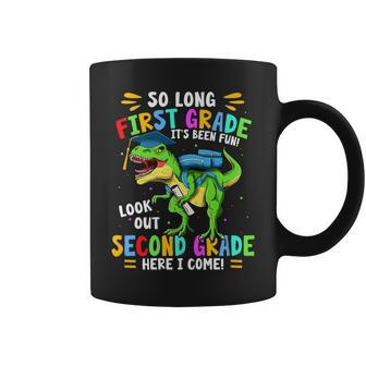 So Long 1St Grade Graduation T Rex Dinosaur Coffee Mug | Mazezy