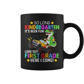 So Long Kindergarten First Grade Here I Come Back To School Coffee Mug | Mazezy