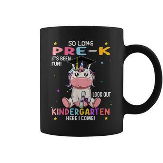 So Long Pre K Graduation 2023 Look Out Kindergarten Girls Coffee Mug | Mazezy