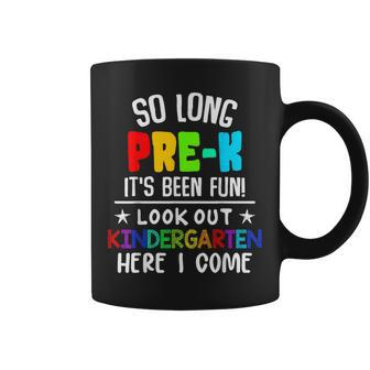 So Long Pre-K Graduation Kindergarten Here I Come Graduation Coffee Mug | Mazezy UK