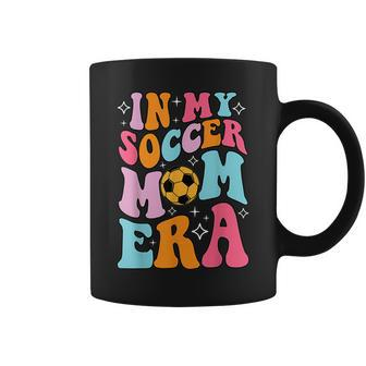 In My Soccer Mom Era Groovy Soccer Mom Life Coffee Mug | Mazezy UK