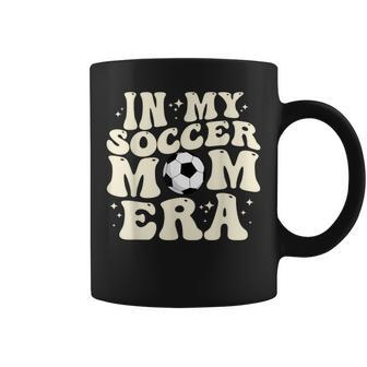 In My Soccer Mom Era Groovy Soccer Mom Life Coffee Mug | Mazezy DE