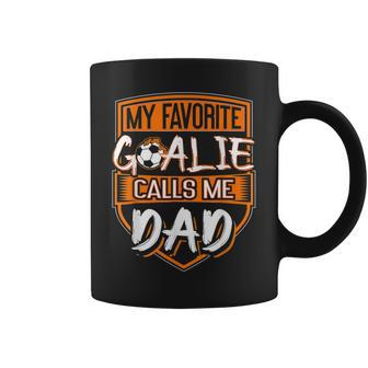 Soccer Player Father Goalie Dad Gift For Mens Coffee Mug | Mazezy CA