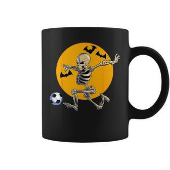 Soccer Skeleton Halloween Boys Soccer Player Halloween Coffee Mug | Mazezy