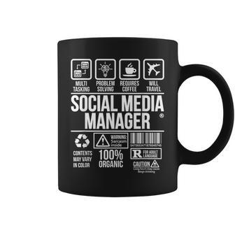 Social Media Manager Job Profession Dw Coffee Mug | Mazezy