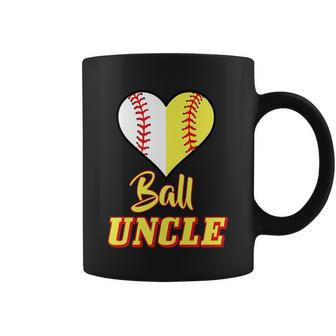 Softball Baseball Uncle Proud Sport Fan Outfit Gift Coffee Mug | Mazezy