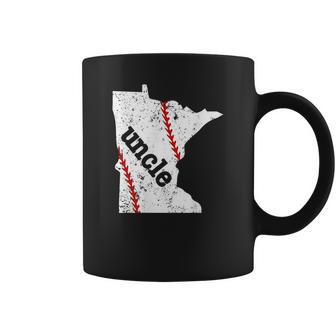 Softball Uncle Minnesota Baseball Uncle Coffee Mug | Mazezy