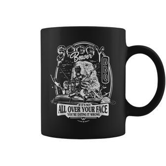 Soggy Beaver Bbq If It's Not All Over Your Face Coffee Mug - Seseable