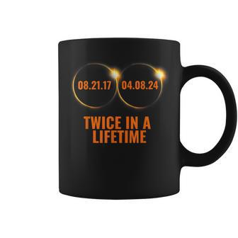 Solar Eclipse 2024 Twice In A Lifetime Solar Eclipse Coffee Mug - Thegiftio UK