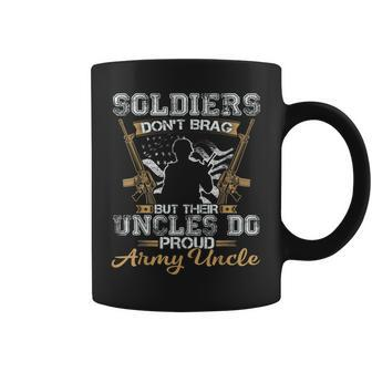 Soldiers Dont Brag But Their Uncles Do Proud Army Gift For Mens Coffee Mug | Mazezy