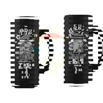 Somebodys Feral Tia Spanish Aunt Wild Family Groovy Auntie Coffee Mug | Mazezy