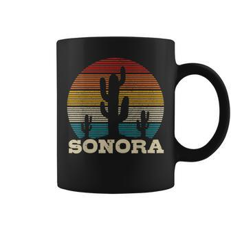 Sonora Mexico Cactus Vintage Retro Desert Souvenir Gift Coffee Mug | Mazezy