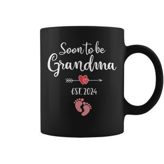 Soon To Be Grandma 2024 Pregnancy Announcement Baby Shower Coffee Mug - Seseable