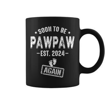 Soon To Be Pawpaw Again Promoted To Pawpaw Again 2024 Coffee Mug | Mazezy