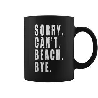 Sorry Cant Beach Bye Funny Parasailing Flyboarding Surfing Coffee Mug | Mazezy