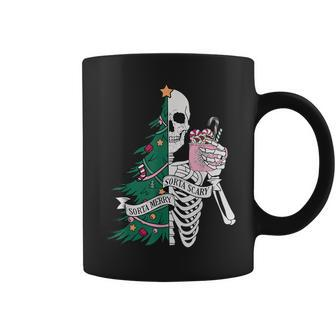 Sorta Scary Sorta Merry Christmas Coffee Mug - Monsterry