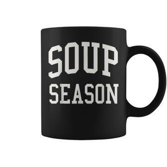 Soup Season Fall Autumn Typography Foodie Coffee Mug | Mazezy