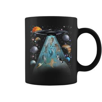 Space Cat Galaxy Cat Funny For Cat Dad Cat Mom Cat Lover Coffee Mug
