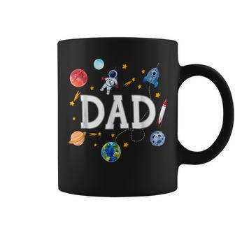 Space Dad Outer Space Crew Astronaut Funny Fathers Day 2023 Gift For Women Coffee Mug | Mazezy