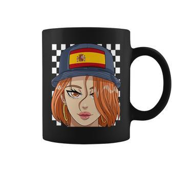 Spain Flag Bucket Hat Spanish Girl European Pride Coffee Mug | Mazezy