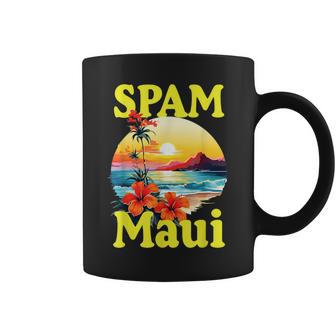Spam Loves Maui Hawaii Coffee Mug - Seseable