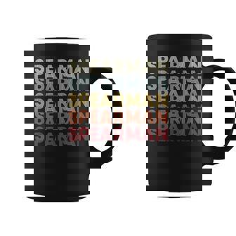 Spearman Texas Spearman Tx Retro Vintage Text Coffee Mug | Mazezy