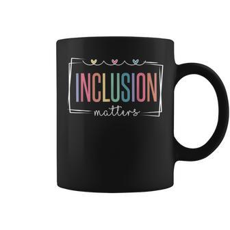 Special Education Autism Awareness Teacher Inclusion Matters Coffee Mug - Seseable