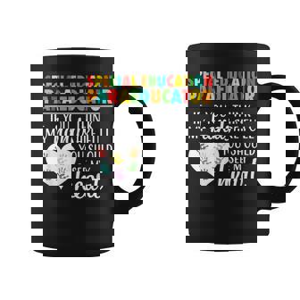 Special Education Paraeducator Cute Heart Appreciation Coffee Mug | Mazezy