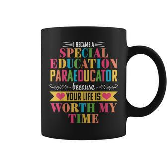 Special Education Paraeducator Teacher Appreciation Coffee Mug | Mazezy