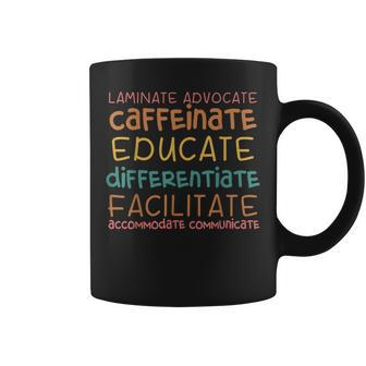 Special Education Teacher Laminate Accommodate Collaborate Coffee Mug | Mazezy