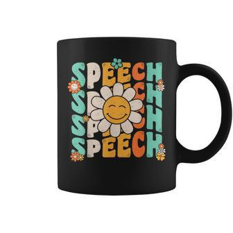 Speech Therapy Retro Speech Language Pathologist Therapist Coffee Mug - Monsterry DE