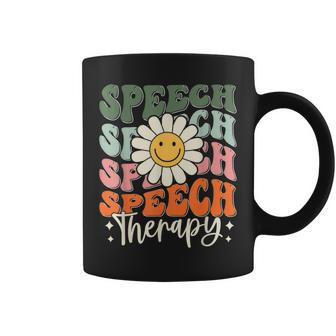 Speech Therapy Retro Speech Language Pathologist Therapist Coffee Mug - Thegiftio UK