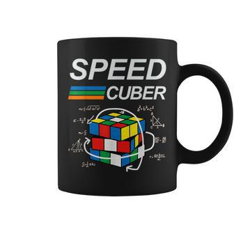 Speed Cuber Competitive Puzzle Speedcubing Players Coffee Mug - Seseable