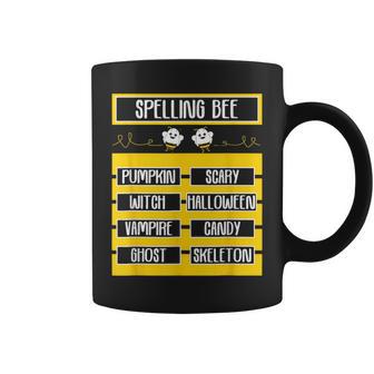 Spelling Bee Pun Halloween Costume For Teachers Coffee Mug - Seseable