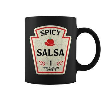 Spicy Salsa Group Condiment Team Halloween Costume Coffee Mug - Seseable
