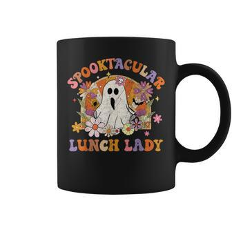 Spooktacular Lunch Lady Happy Halloween Spooky Matching Coffee Mug - Seseable