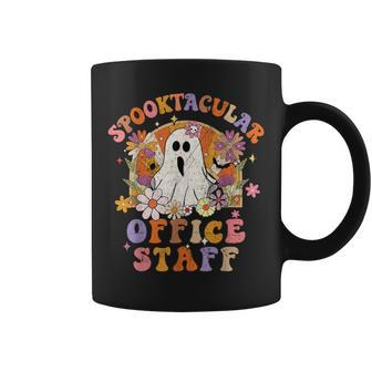 Spooktacular Office Staff Happy Halloween Spooky Matching Coffee Mug - Monsterry CA