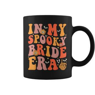 In My Spooky Bride Era Groovy Halloween Wedding Bachelorette Coffee Mug