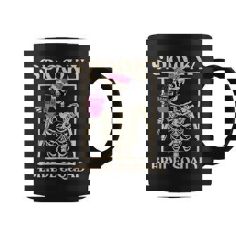 Spooky Bride Squad Skeleton Halloween Bachelorette Party Coffee Mug - Thegiftio